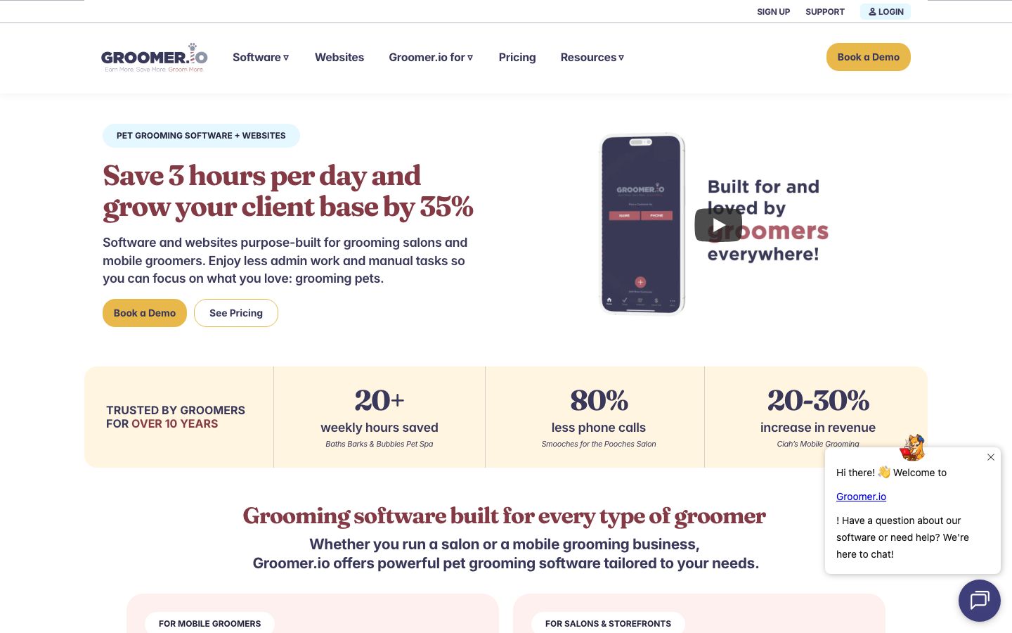Groomer.io screenshot 1