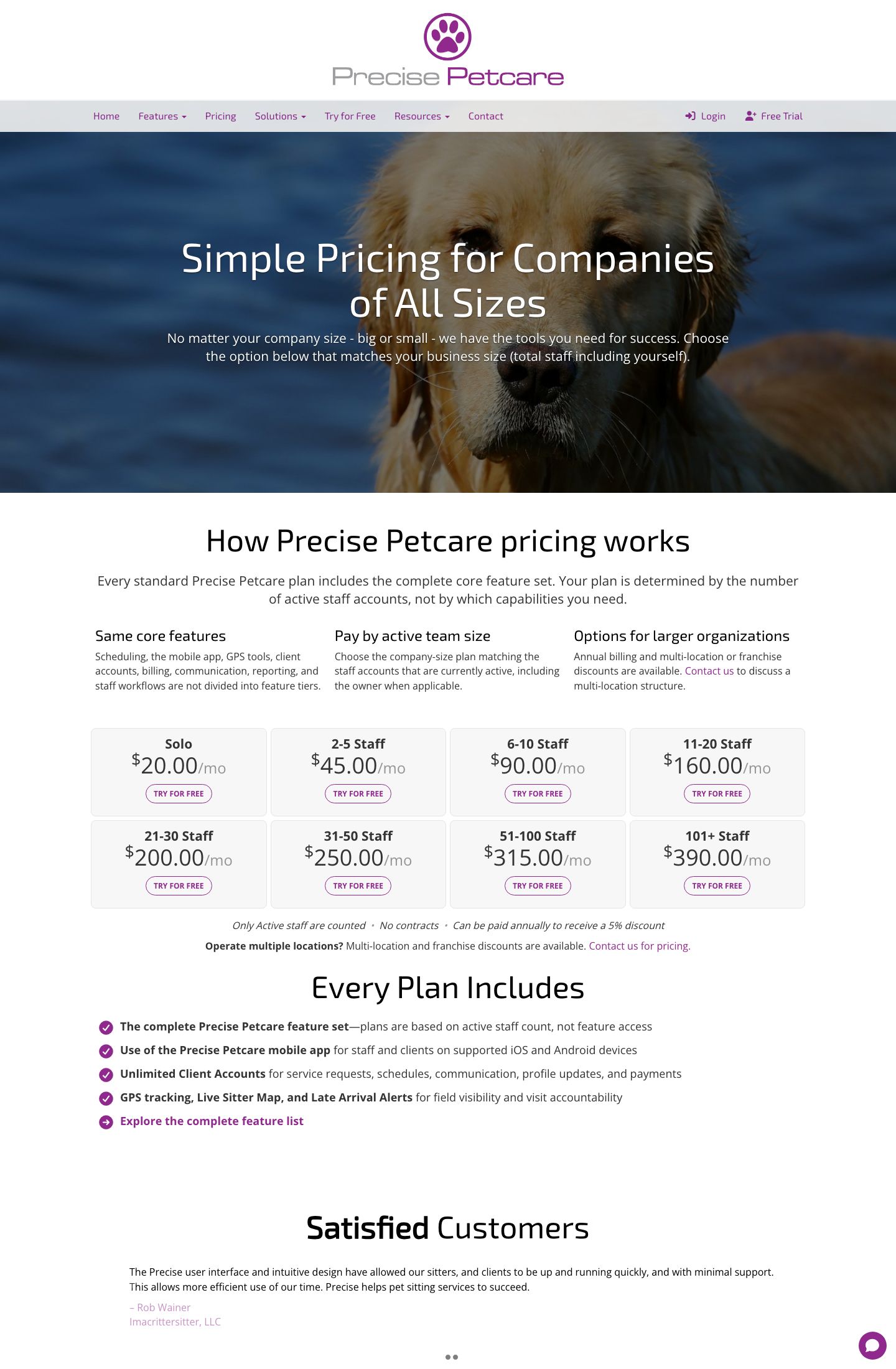 Precise Petcare screenshot 2